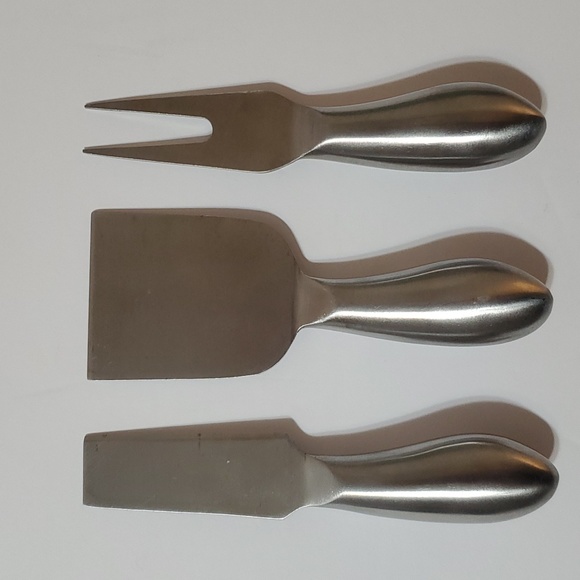 Cheese Knife & Wooden Block Set Initialed "W" - Picture 12 of 13